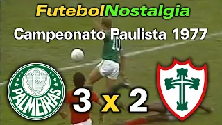 Palmeiras 3 x 2 Portuguesa - 24-04-1977 ( Campeonato Paulista )