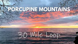 Porcupine Mountains Backpacking - 30 mile loop