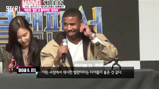 '블랙 팬서' 섹시한 빌런 '마이클 B. 조던(Michael B. Jordan)'의 매력 발산 (현장)