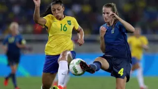 Sweden Defeats Brazil Advancesto Gold Medal Match Brazil controlled majority of its women's soccer