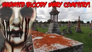 SUMMONING A GHOST AT THE HAUNTED BLOODY MARY CEMETERY | MOE SARGI