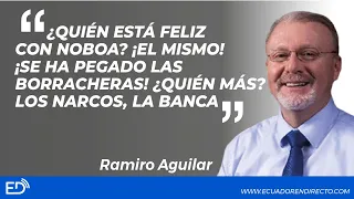 ¿Quién está FELIZ con NOBOA?¡Él MISMO!¡Se ha pegado las BORRACH3RAS!¿Quién más? Los N4RC0S, la BANCA