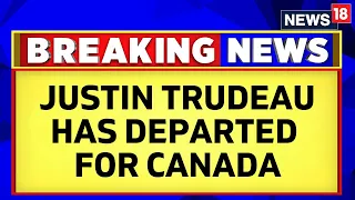Canada PM News | Canadian PM Justin Trudeau Took Off From Delhi | G20 Summit | English News | News18