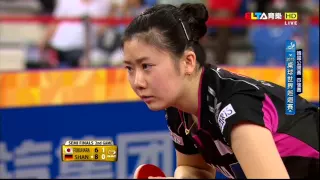 2015年韓國公開賽 女子單打4強賽：福原愛～單曉娜