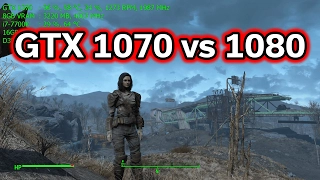 Fallout 4 - GTX 1070 vs 1080 - 1440p vs 2160p - i7-7700k - Benchmark