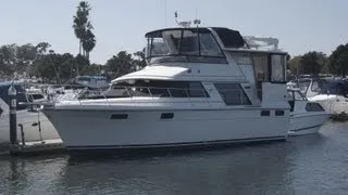 Carver 42 Aft Cabin Motor Yacht Deck & Bridge Tour Video by @ South Mountain Yachts