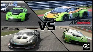Assetto Corsa Competizione vs GT Sport vs Project Cars 2 vs Forza 7