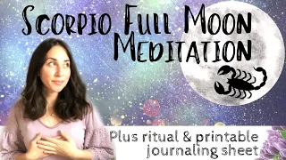 Full Moon in Scorpio Ritual and Guided Meditation May 16 2022