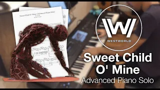 Westworld - Sweet Child O' Mine (Advanced Piano Solo with Sheet Music)