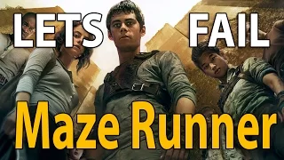 LETS FAIL: The Maze Runner | 50 Things Wrong With Hunger Games Meets Divergent | EWW
