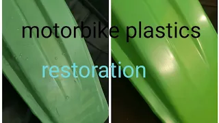 How to restore old dirt bike plastics