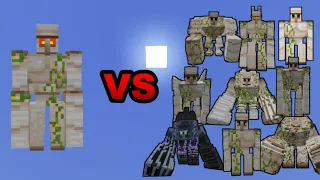 OP Mutant Iron Golem vs ALL Iron Golems in Minecraft (Bedrock Edition) - Minecraft 1.19