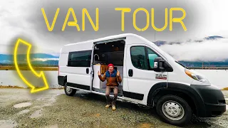 Full-Time YouTuber's Pro-Built Custom Mountain Bikers Van Tour