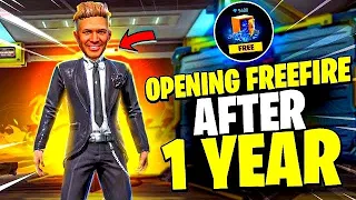 FREE FIRE 🔥 Opening free fire after 1 year