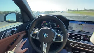 Self driving BMW X5 with advanced drive assist feature