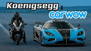 We raced our Koenigsegg Agera RST at CarWow | INSANE!!!
