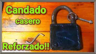 DIY CANDADO casero ..REFORZADO!! ( Homemade padlock)