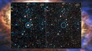 Star Gives Birth to Possible Black Hole in Hubble and Spitzer Images