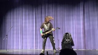 MEGADETH- POISON WAS THE CURE (BASS COVER) DOHERTY HIGH SCHOOL TALENT SHOW 2023