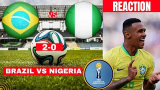 Brazil vs Nigeria 2-0 Live Stream FIFA U20 World Cup Football Match Commentary Highlights Eagles