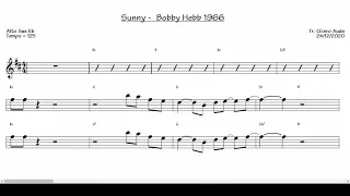 Sunny - Bobby Hebb 1966 (Alto Sax Eb) [Sheet music]