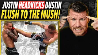 BISPING reacts to UFC 291: Justin Gaethje KO's Dustin Poirier! Pereira vs Blachowicz decision