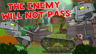 The enemy shall not pass! Tank battle animation - Сartoons about tanks