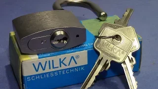 (picking 420) Very cool WILKA padlock picked and gutted - sent by T&J - thank you