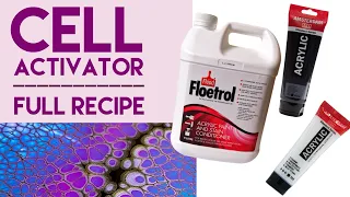 65. Shelee Art - Cell Activator Recipe - Aussie Floetrol - Blooms -  Acrylic Pouring