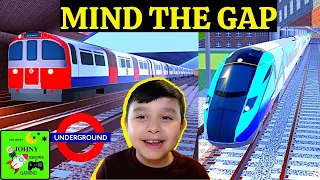 Johny Plays Mind The Gap Roblox Train and Buses Simulator Game London Underground & Express Trains