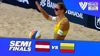 Tina/Anastasija vs. Paulikiene/Raupelyte  - Semi Final Highlights Recife 2024 #BeachProTour