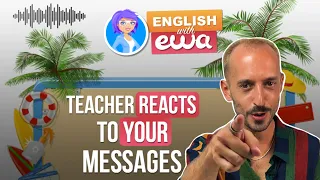 English Teacher reacts to YOUR messages