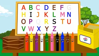 ABCD song, alphabet for kids with cartoon sounds