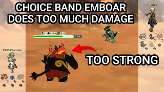 Choice Band Emboar Does Too Much Damage! (Pokemon Showdown Random Battles) (High Ladder)