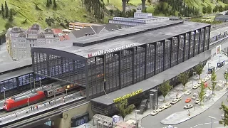 The Great Model Railroad Layout in Berlin with 9,680 square feet of model trains in HO scale