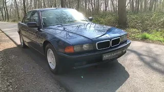 BMW E38 735i Shadowline, biarritz-blau, Allhorn Automobile