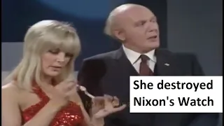 Comedy Female Magician Amy McDonald destroyed Watch of David Nixon at David Nixon Magic Box