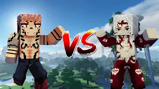 Muzan VS Sukuna  - Minecraft Demon Slayer And Jujutsu Kaisen Mod