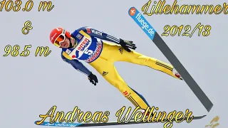 Andreas Wellinger - 103.0 m & 98.5 m Lillehammer 2012/13