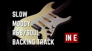 Slow Moody R&B Soul Guitar Backing Track in E Major