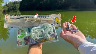 HUMONGOUS "BASS" BAITS vs. Teeny Tiny Lures... Which is BETTER?! (ft. Fletcher The Fisherman)