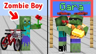 Love Story of Zombie - Monster School Minecraft Animation