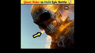 Ghost Rider vs Hulk Epic Battle 🤯#shorts #avengers #ironman #hulk #captainamerica #viral