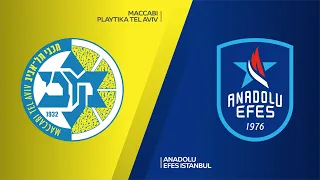 Maccabi Playtika Tel Aviv - Anadolu Efes Istanbul Highlights |EuroLeague, RS Round 23