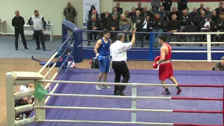 BOXING FINAL14 april 2017 (64kg)RED Bachkov Oganess -ARM VS BLUE Doliashvili Georgi-GEO - RED WP.