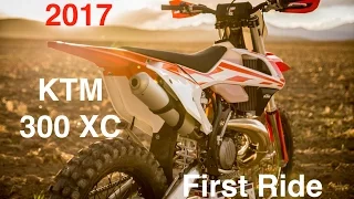 2017 KTM 300 XC First Day of Riding - Episode 176