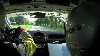 Hellendoorn rally 2021 KP1 onboard Peugeot 206 rally cup [P. van Teunenbroek & V. Müller]