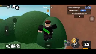 Playing Roblox murder mystery the most popular Roblox game