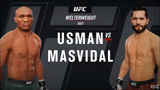 EA Sports UFC 4 - Kamaru Usman vs Jorge Masvidal - Gameplay (PS4 HD) [1080p60FPS]