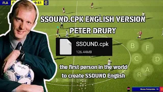 Testing SSOUND.cpk mod English Peter Drury Commentary efootball psp